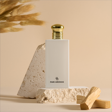 Non-toxic room and linen spray with cinnamon bark, rosemary, and orange peel to create a relaxing, fireside ambiance