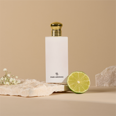 Mood-boosting room and linen spray with zesty lime, freesia, and light musk, perfect for refreshing your space before guests arrive
