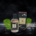 A handcrafted room spray infused with exotic passionfruit, juicy peach, and delicate jasmine, layered with begonia, plumeria, and orris. A warm base of coconut, amber, and driftwood meets sea salt and solar musk for a refreshing, plant-based scent.
