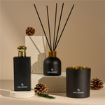 Handmade candle featuring soft notes of orange blossom, vetiver, and green apple for a tranquil tropical ambiance