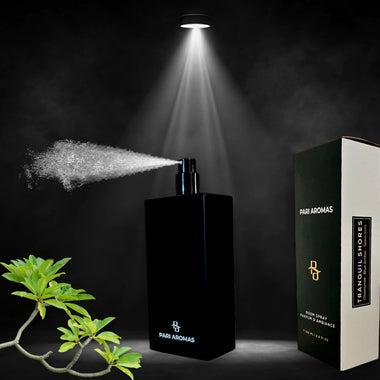 Pari Aromas Geranium, Spearmint, Lemon Room Spray – An all-natural, non-toxic room mist with a vibrant blend of fresh geranium, cool spearmint, and zesty lemon to invigorate and refresh your space.