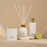 Non-toxic scent diffuser with freesia, gardenia, and light musk for a lively yet soft island-inspired aroma