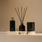 Clean-burning chamomile and amber candle